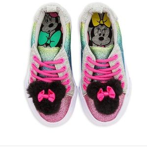 Rainbow Minnie Mouse shoes